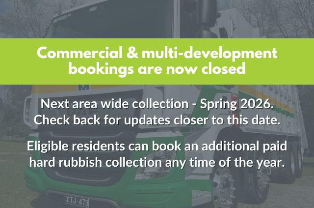 Collections commence Spring 2026